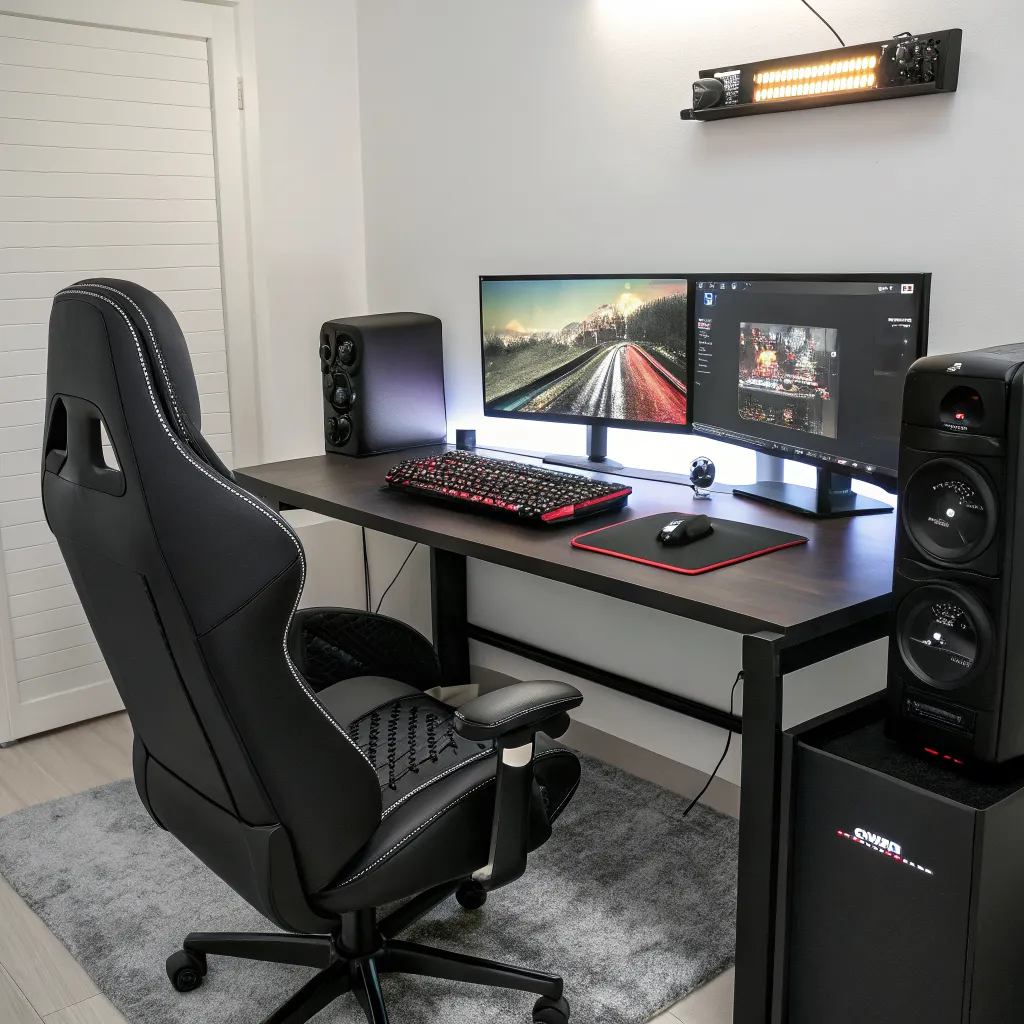 Private console gaming room with premium setup